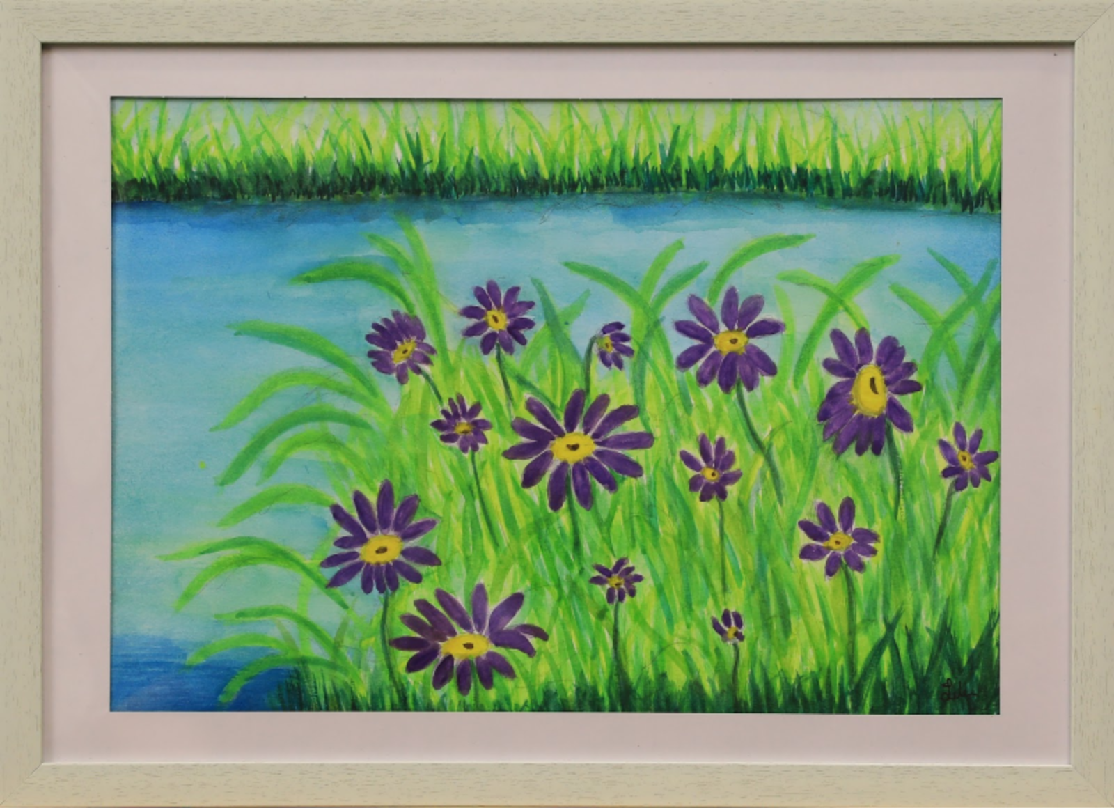 Daisies At The Riverside