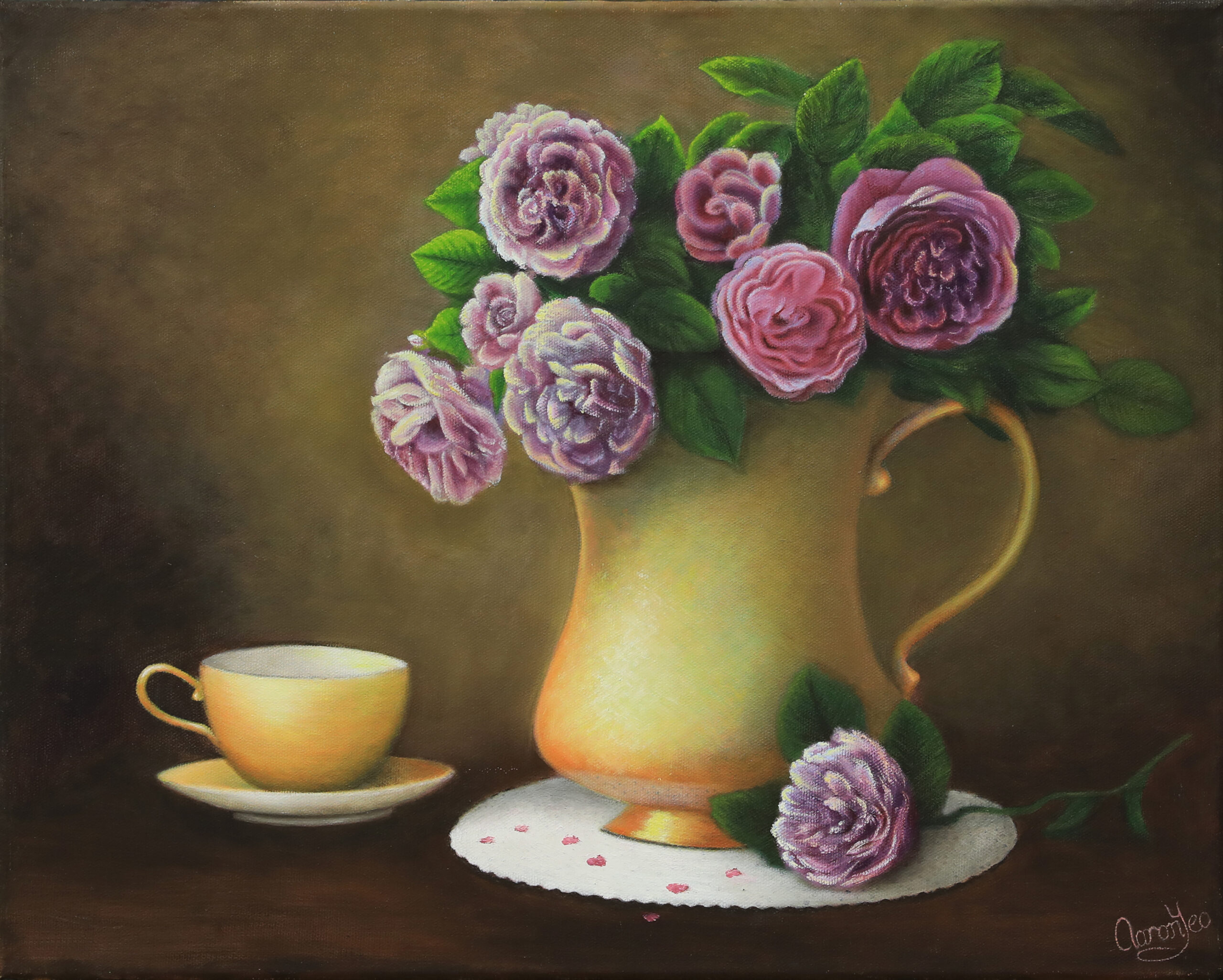 Peonies and Tea