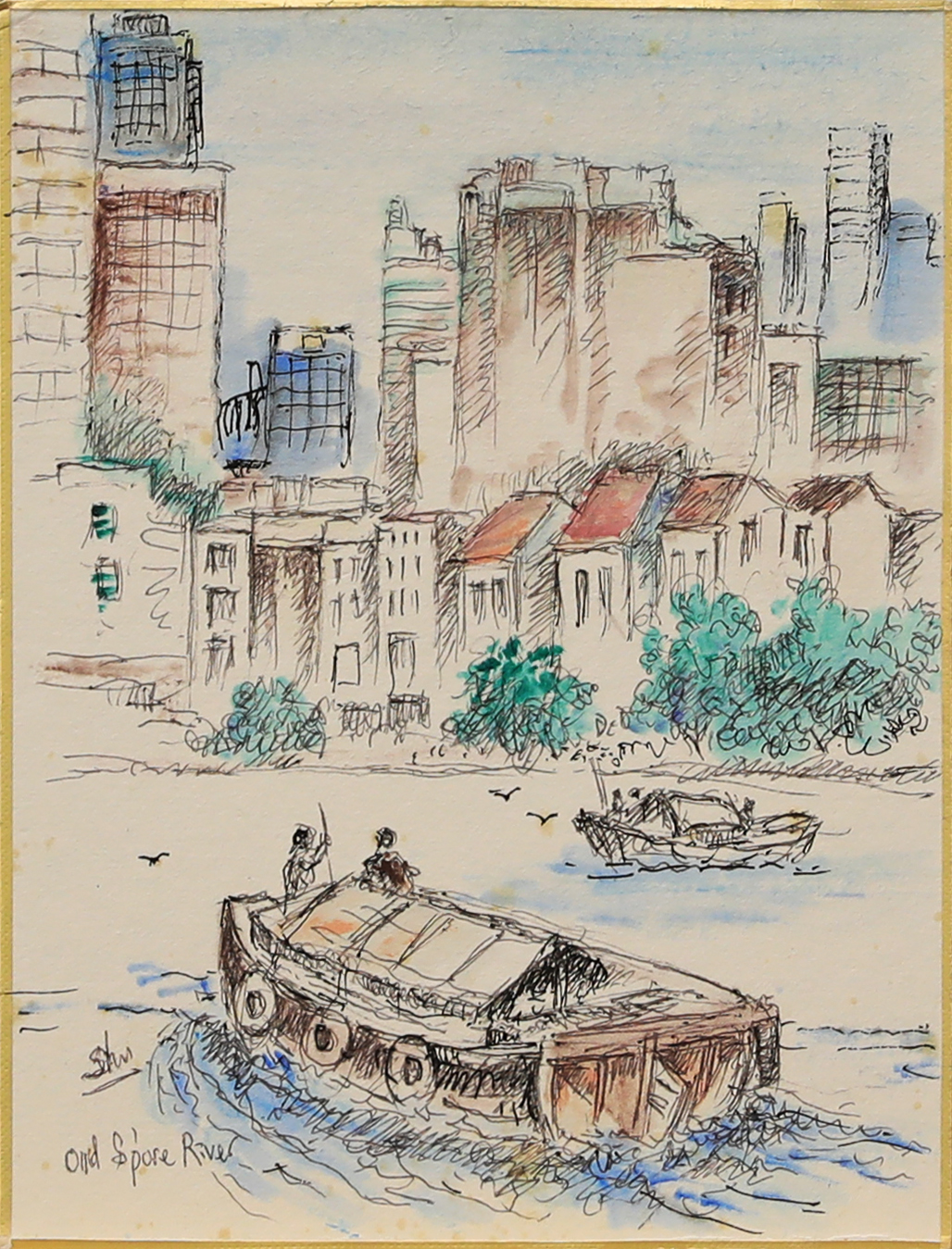 Singapore River (Sold to Applied, not to be displayed)